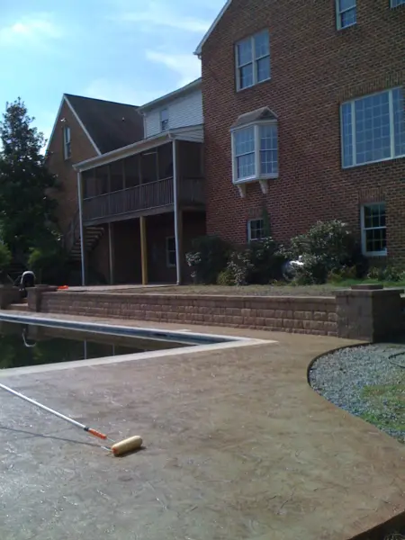 how to clean stamped concrete