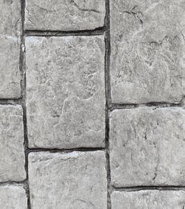 Image Of A Stamped Concrete Work In Cobblestone Pattern